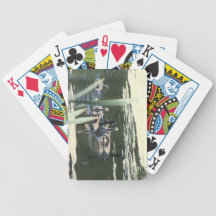 Goose Family Swim Playing Cards