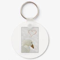 goose heart keychain by churchto12 goose heart keychain
