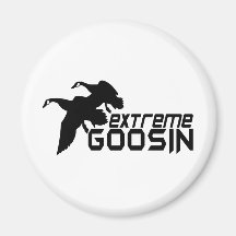 GOOSE HUNTING FRIDGE MAGNET