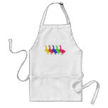 Goose in Five Colors Aprons