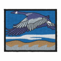 Goose In Flight embroidered shirts