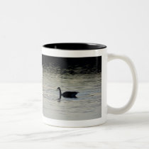 goose in lake mug