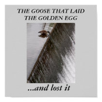 Goose, dass die Lost Golden Egg poster