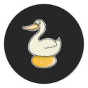 goose with golden egg stickers by doonidesignsanimals goose with golden egg stickers