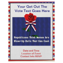 GOP Blow-Up Dolls Flyers
