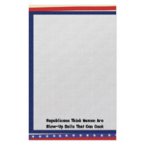GOP Blow-Up Dolls Custom Stationery