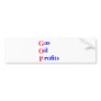 GOP - Bush's definition of Republican Party Bumper Sticker