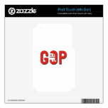 GOP DECAL FOR iPod TOUCH 4G