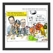 GOP Discovers Culture Of Intimidation Funny Poster