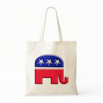 GOP Elephant Logo bags