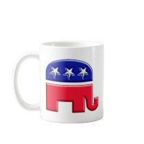 GOP Elephant Logo Mug