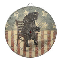 GOP Elephant Takes Over the Chair Funny Political Dart Boards