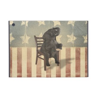 GOP Elephant Takes Over the Empty Chair iPad Mini Covers