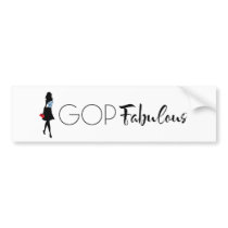 GOP Fabulous Bumper Sticker