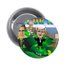 GOP Gator Aid Pinback Button