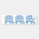 GOP "It's A Boy" Bumper Stickers