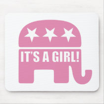 GOP "It's A Girl" Mousepads