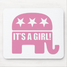 GOP "It's A Girl" Mousepads