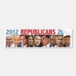 GOP Nine - 2012 Republican Primary Election Bumper Sticker