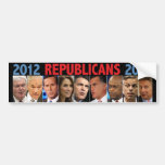 GOP Nine - 2012 Republican Primary Election Bumper Sticker