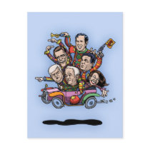 GOP Primary Car Postcards