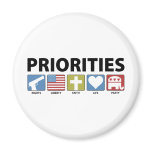 GOP Priorities Fridge Magnets