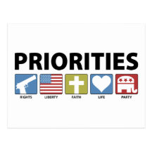 GOP Priorities Post Cards