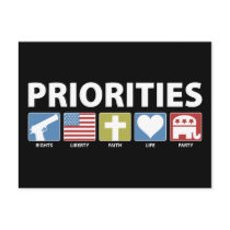 GOP Priorities postcards by AmericanElephant GOP Priorities postcards
