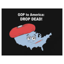 GOP to America - Drop dead Flyer Design