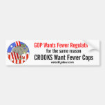 GOP Wants Fewer Regulations Bumper Stickers