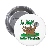 Gopher and the Golfball Pinback Button