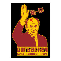 Gorbachev hi-5! Poster posters by jamierushad Gorbachev hi-5! Poster posters