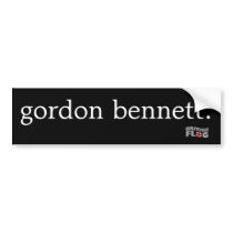 Gordon Bennett - Brit phrases Bumper Sticker