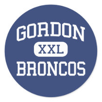 Gordon - Broncos - Junior - Gordon Nebraska stickers by customteamsportswear Gordon - Broncos - Junior - Gordon Nebraska stickers