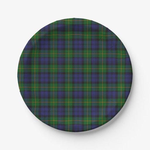Gordon Clan Tartan Plaid Paper Plate Zazzle