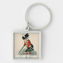 Gordon Highlander British Soldier Key Chain