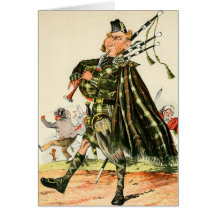 Gordon Highlanders - Piper Greeting Cards