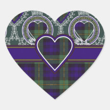 Gordon Scottish tartan Stickers