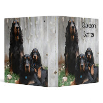 Gordon Setter Generations Painting Avery Binder