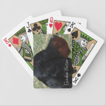 Gordon Setter Head Playing Cards playing cards