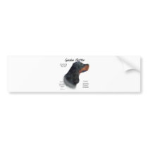 Gordon Setter History Design bumper stickers by GreyWolfCreation Gordon Setter History Design bumper stickers