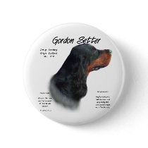Gordon Setter History Design buttons by GreyWolfCreation Gordon Setter History Design buttons