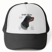 Gordon Setter History Design Mesh Hats