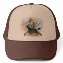 Gordon Setter Hunts Hats