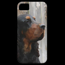 Gordon Setter Painting iPhone 5 Case casemate cases