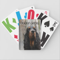Gordon Setter Playing Cards playing cards