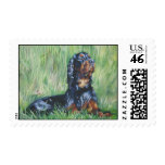 Gordon Setter postage Stamp