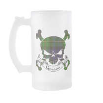 Gordon Tartan Skull Mug
