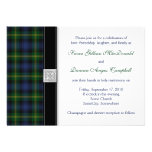 Gordon Tartan Wedding Invitation