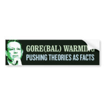 Gore(bal) Warming Bumper Sticker